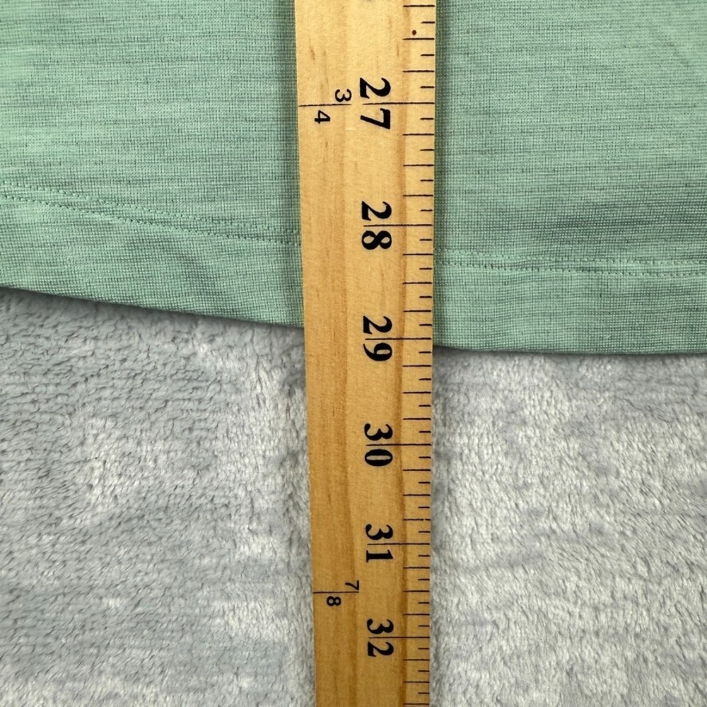 Lululemon Polo Shirt Mens Small Green Evolution Golf Tech Performance Stretch - Picture 7 of 8